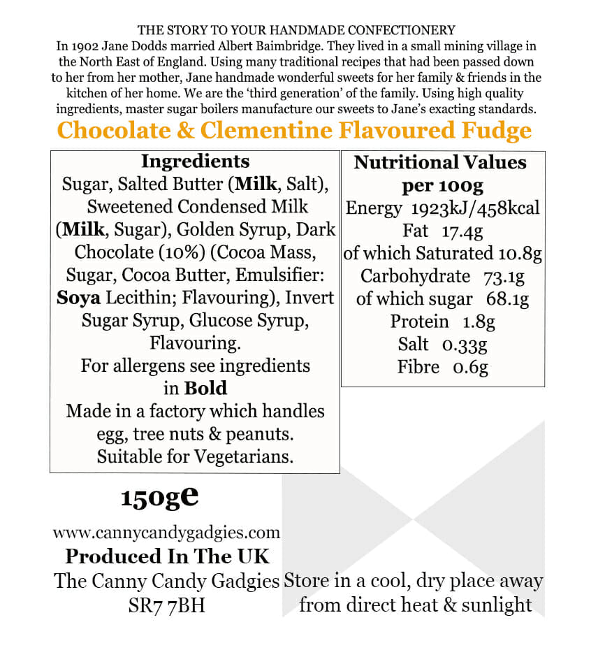 Chocolate Orange Fudge