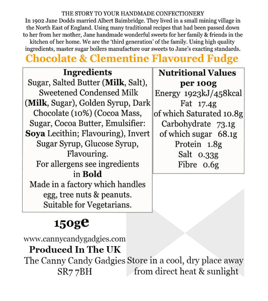 Chocolate Orange Fudge