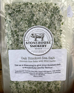 Oak Smoked Sea Salt with Wild Garlic