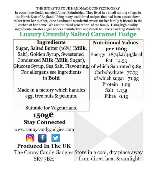 Crumbly Salted Caramel Fudge