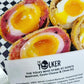 THE YOLKS WHO STARE AT GOATS - Beetroot, Goats Cheese & Chive Scotch Egg (V)