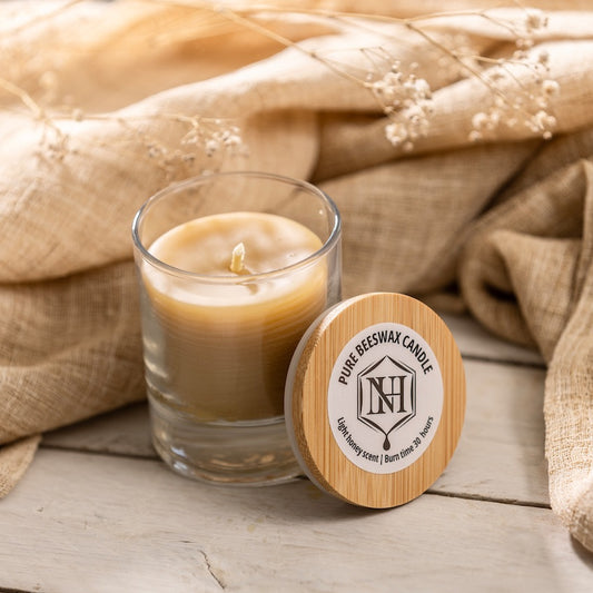Glass Jar Candle | Pure Beeswax
