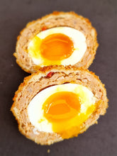 Load image into Gallery viewer, 2001 Spice Odyssey - Pork, Scotch Bonnet &amp; Roasted Red Pepper Scotch Egg
