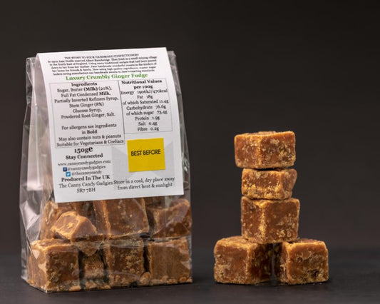 Crumbly Ginger Fudge